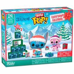 Haz que la cuenta atrás navideña cobre vida con Stitch en formato mini de Funko Bitty Pop, un calendario de Adviento Stitch de 24 días que convierte cada ventanita en una sorpresa coleccionable 